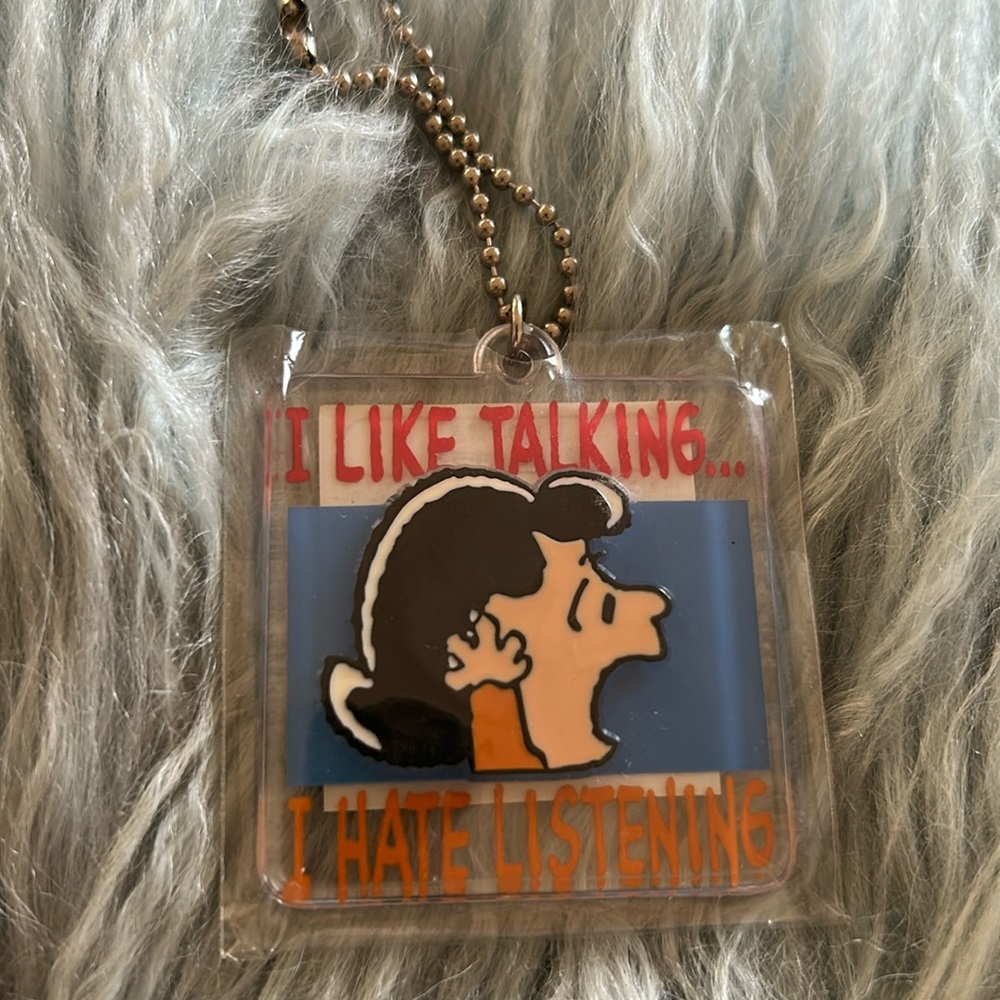 Peanuts Lucy Keychain New